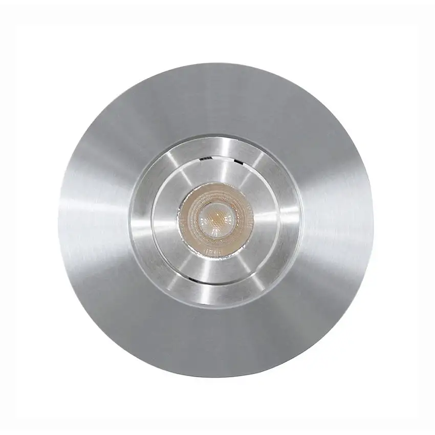 Downlight Nesign80 mm Rund VingarAluminium, Ljustemperatur: 2700 K