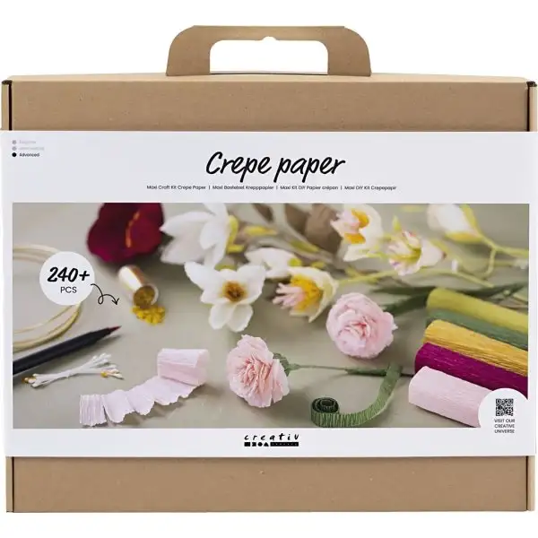 Maxi DIY kräppapper, blommor