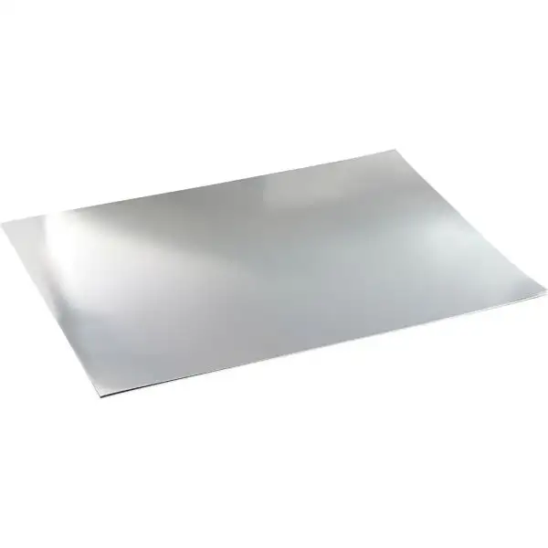 Metallkartong A2 280 g 10 ark Silver