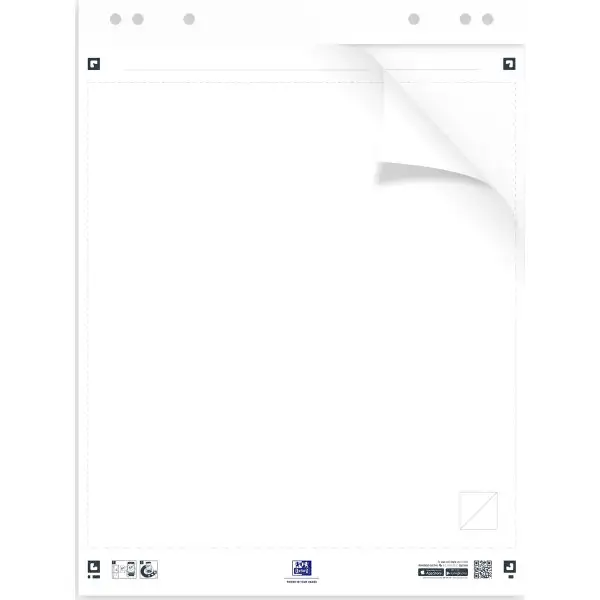 Oxford Smart Chart Sticky Blädderblock 650x800 mm
