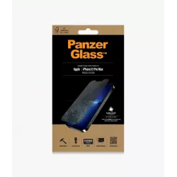 PanzerGlass Apple, iPhone 13 Pro Max, Härdat glas, Svart, Privacy Screen Protector