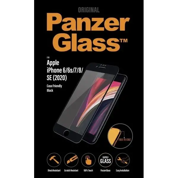Skyddsglas PanzerGlass iPhone SE (2020) Case Frien