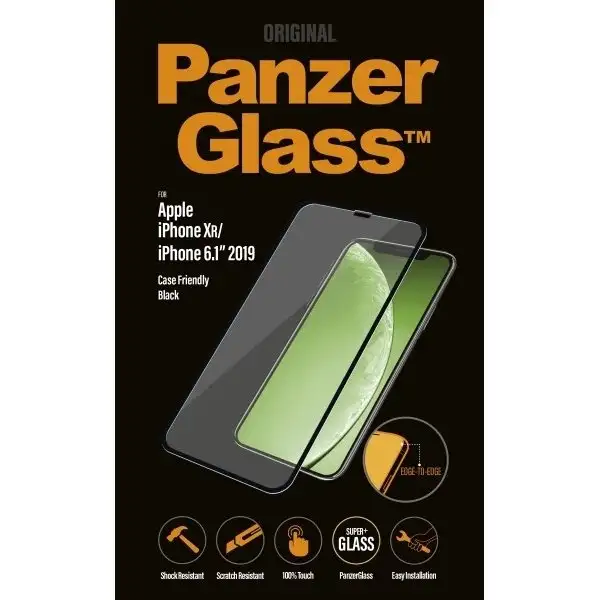 PanzerGlass iPhone XR/11 Case friendly Svart
