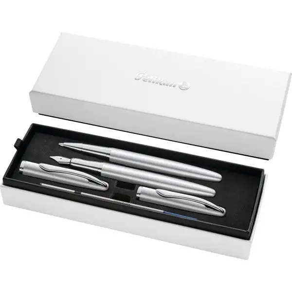 Pelikan Jazz N. Elegance Set, Reservoa/Rol, silver
