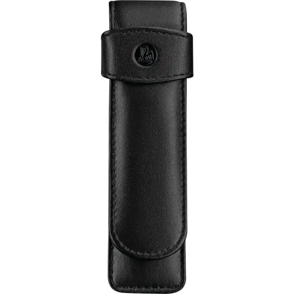Pelikan läderfodral, 2 pennor, svart