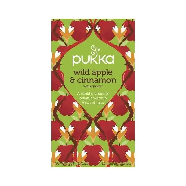 Pukka Wild Apple Cinnamon Te, 20 påsar