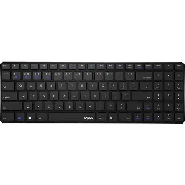 RAPOO E9100M Multi-Mode trådlöst tangentbord