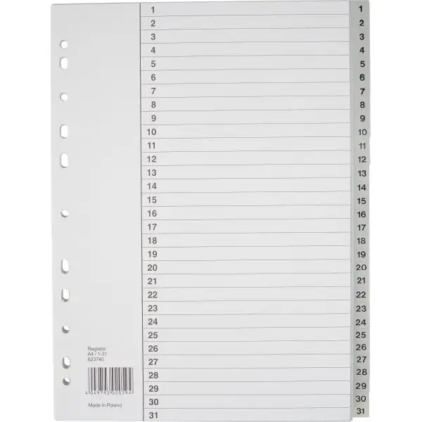 Register Budget A4 1-31 Plast