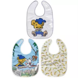 Rätt Start Haklappar Bamse "Djungel" (3-pack)