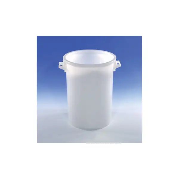 Rund behållare, 75 liter, vit