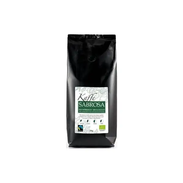 Sabrosa Kaffe, Eko mörkrost, 450g