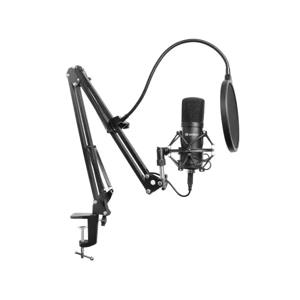 Mikrofonuppsättning Sandberg Streamer USB