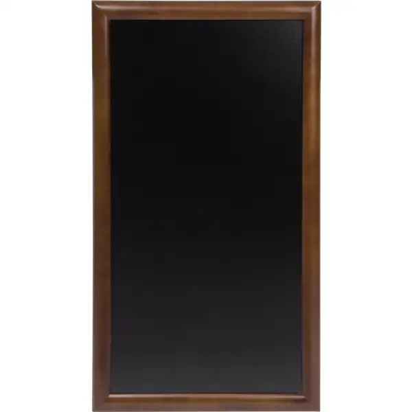 Securit Griffeltavla 100x56 cm, mörkt trä