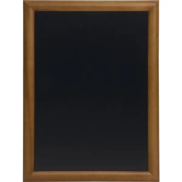 Securit Griffeltavla 87x67 cm, mörkt trä