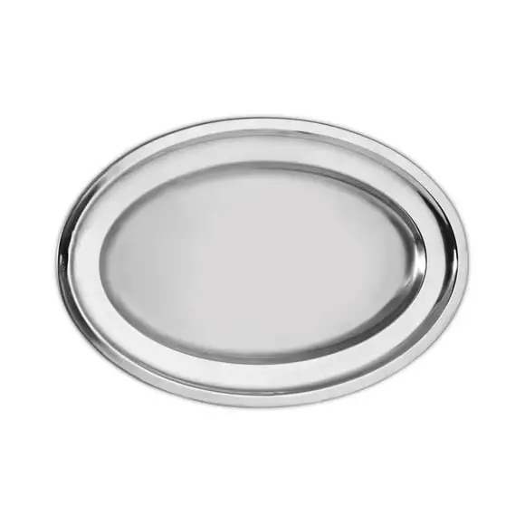Serveringsfat rostfri oval 42x29cm Pintinox