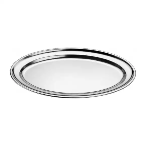 Serveringsfat rostfri oval 60x39cm Pintinox