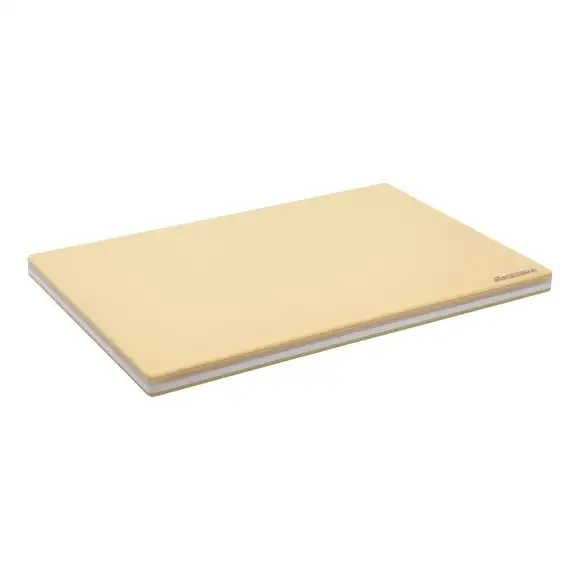 Skärbräda plast 34x23x2cm beige Hasegawa