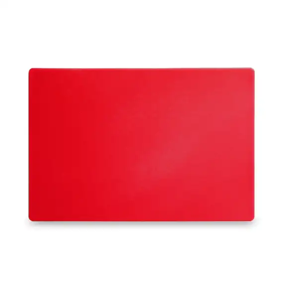 Skärbräda plast 45x30x1,3cm röd Hendi