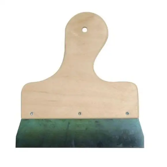 Spackelspade / Stekbordsskrapa 20cm trähandtag