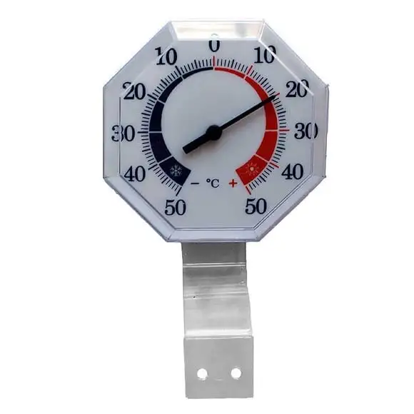 Termometer rund utomhus Utomhustermometer -50 till +50°C