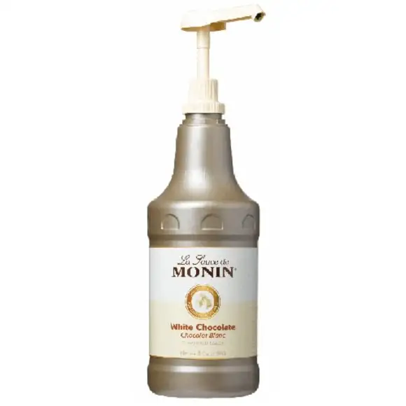 Topping Choklad vit 1,89L Monin