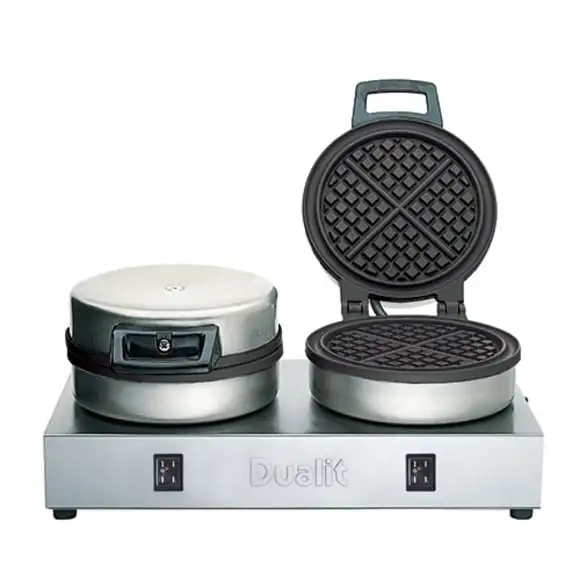 Våffeljärn dubbelt 1500W Dualit