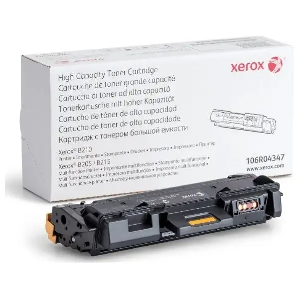 Lasertoner Xerox 106R04347 Svart 3000 sidor