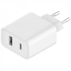 Xiaomi väggladdare (Typ-A+Typ-C) EU Mi 33W Snabbladdning, Vit, 33 W