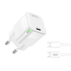 XO Väggladdare XO CE06, 30W, USB-C, med kabel UBS-C