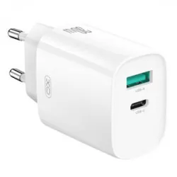 XO Väggladdare XO CE30, 30W, 1x USB-C, 1x USB-A